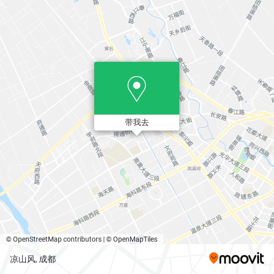 凉山风地图