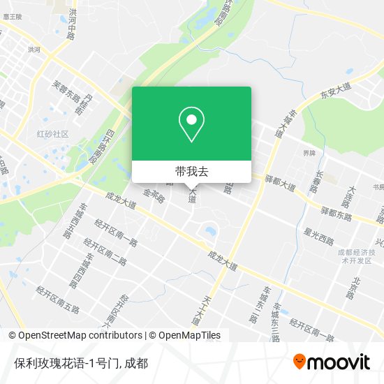 保利玫瑰花语-1号门地图