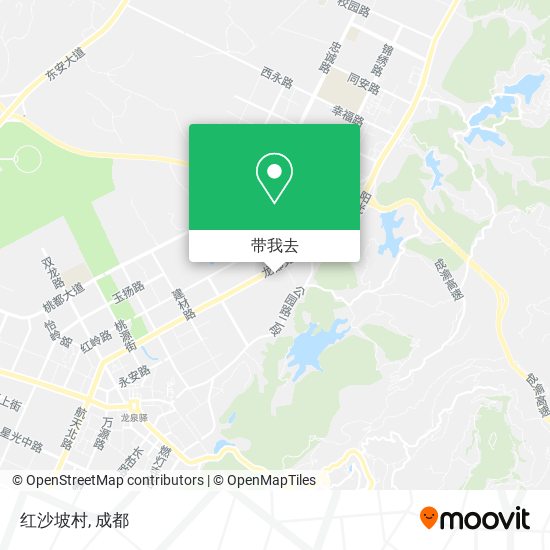 红沙坡村地图