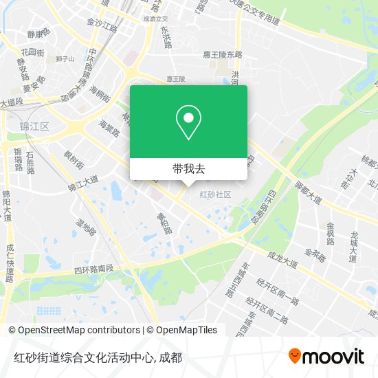 红砂街道综合文化活动中心地图