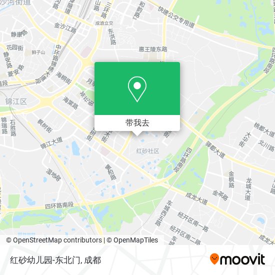 红砂幼儿园-东北门地图