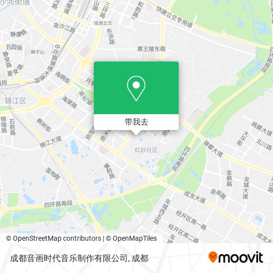 成都音画时代音乐制作有限公司地图