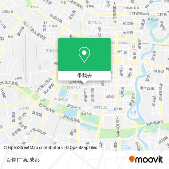 百铭广场地图