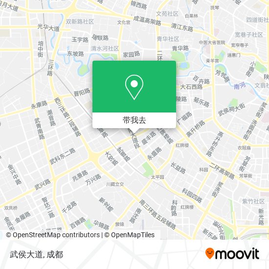 武侯大道地图