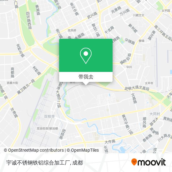 宇诚不锈钢铁铝综合加工厂地图