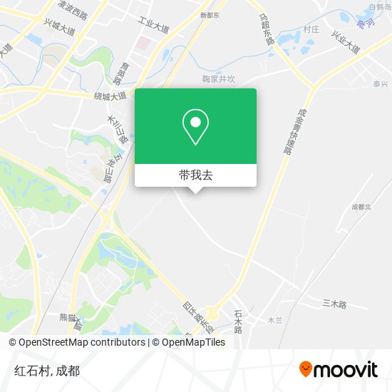 红石村地图