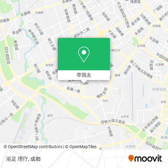 浴足 理疗地图
