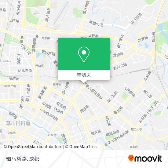 驷马桥路地图