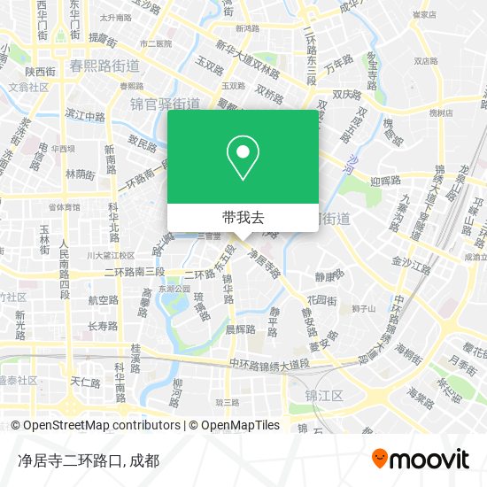 净居寺二环路口地图