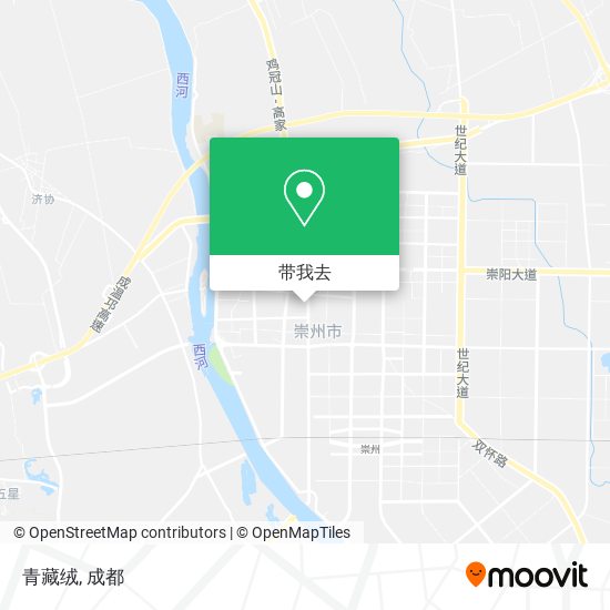 青藏绒地图