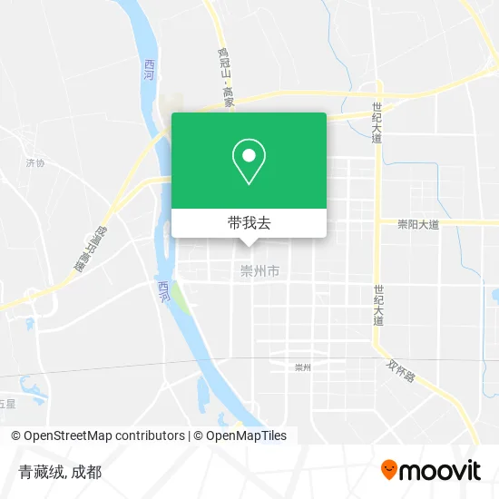 青藏绒地图