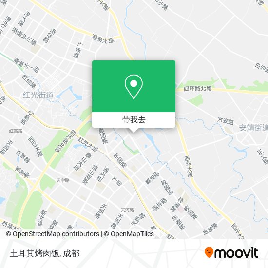 土耳其烤肉饭地图