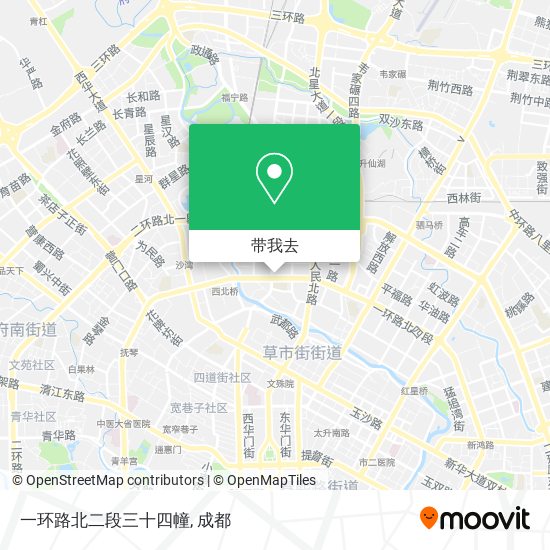 一环路北二段三十四幢地图