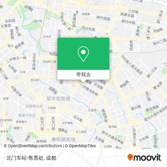 北门车站-售票处地图