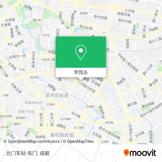 北门车站-东门地图