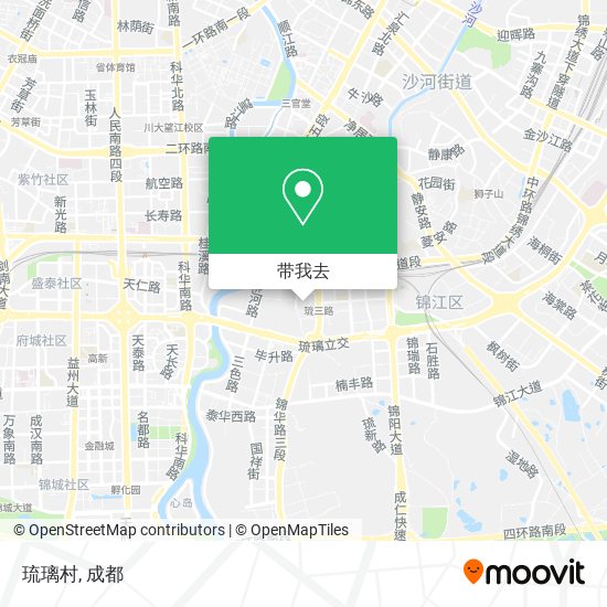 琉璃村地图