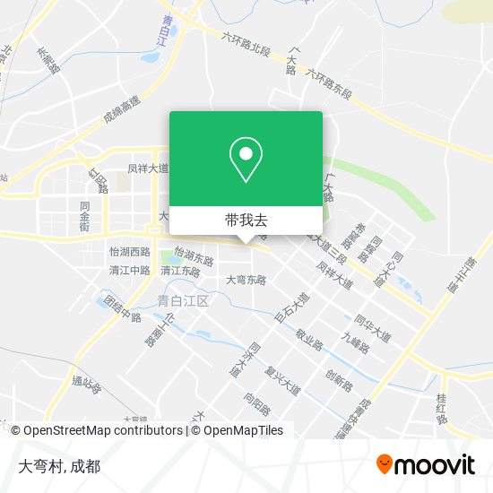 大弯村地图