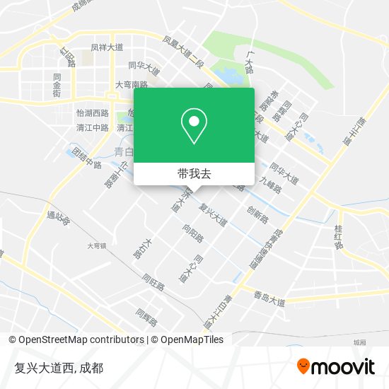 复兴大道西地图