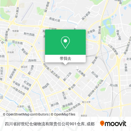 四川省好世纪仓储物流有限责任公司901仓库地图