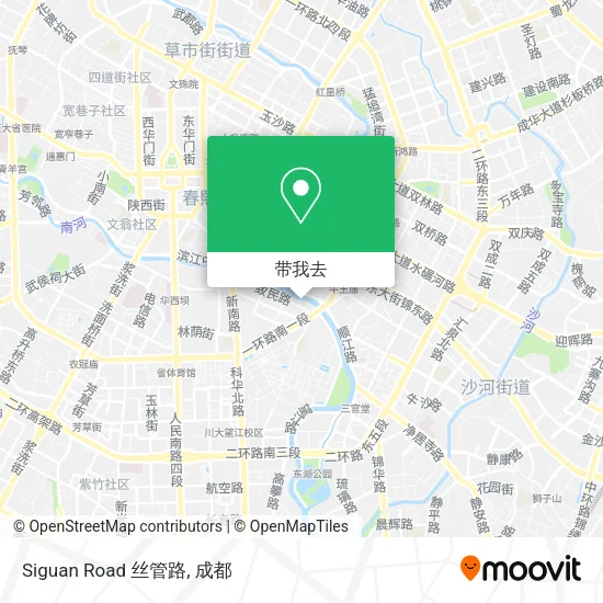 Siguan Road 丝管路地图