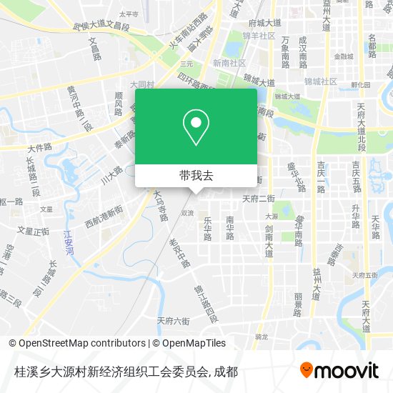 桂溪乡大源村新经济组织工会委员会地图