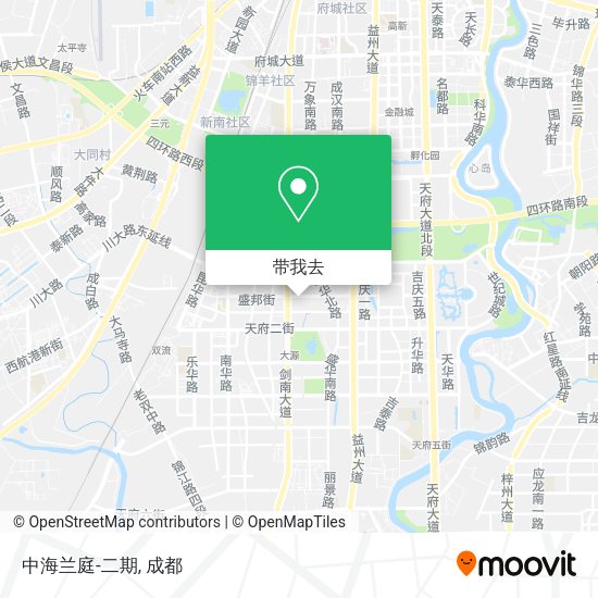 中海兰庭-二期地图