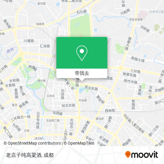老店子纯高粱酒地图