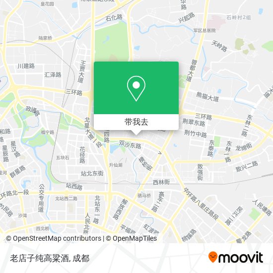 老店子纯高粱酒地图