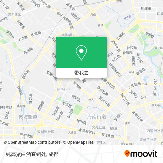 纯高粱白酒直销处地图
