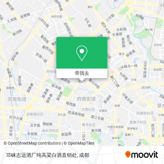 邛崃志远酒厂纯高粱白酒直销处地图
