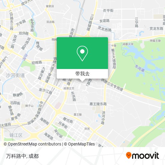 万科路中地图