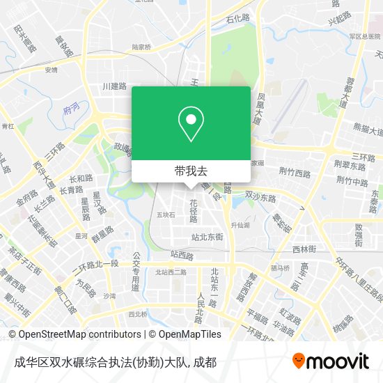 成华区双水碾综合执法(协勤)大队地图