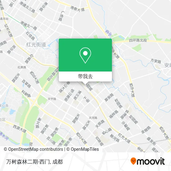万树森林二期-西门地图