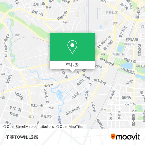 圣菲TOWN地图