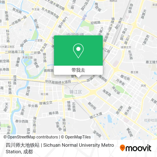 四川师大地铁站 | Sichuan Normal University Metro Station地图