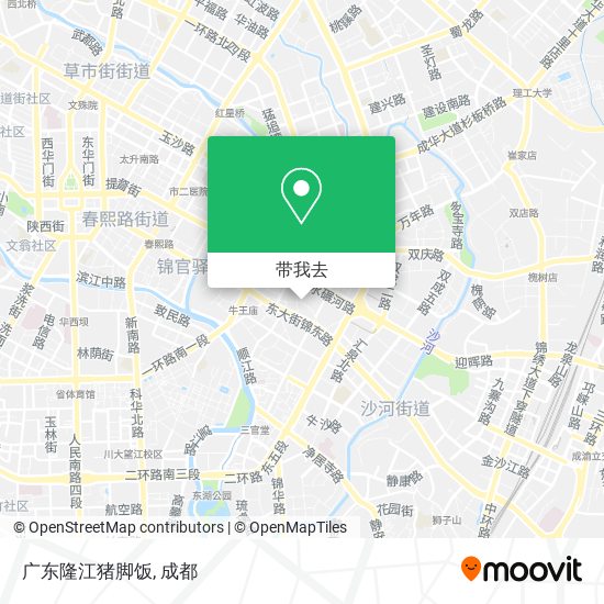 广东隆江猪脚饭地图