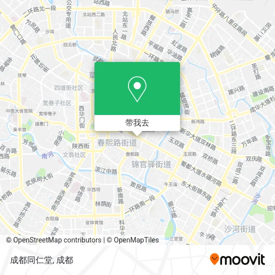 成都同仁堂地图