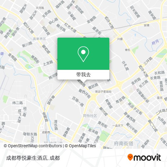 成都尊悦豪生酒店地图