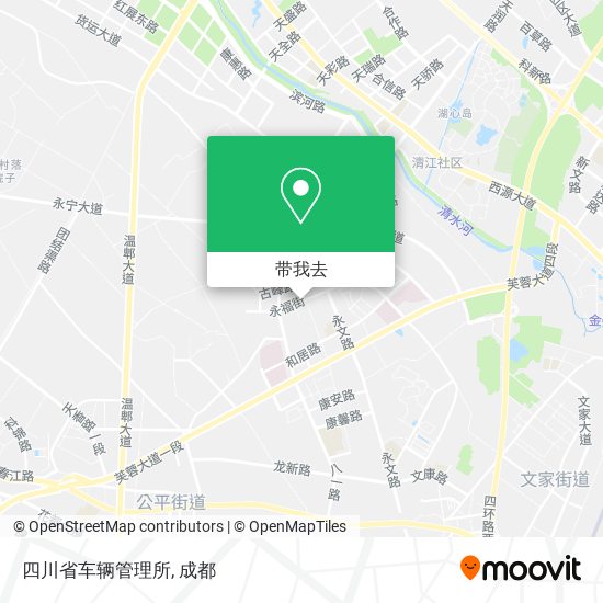 四川省车辆管理所地图