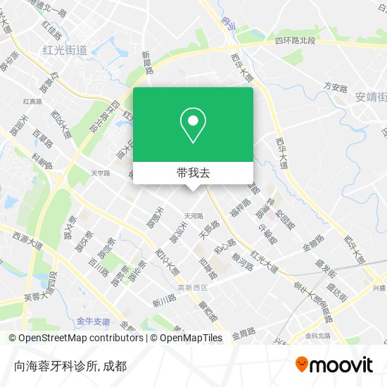 向海蓉牙科诊所地图