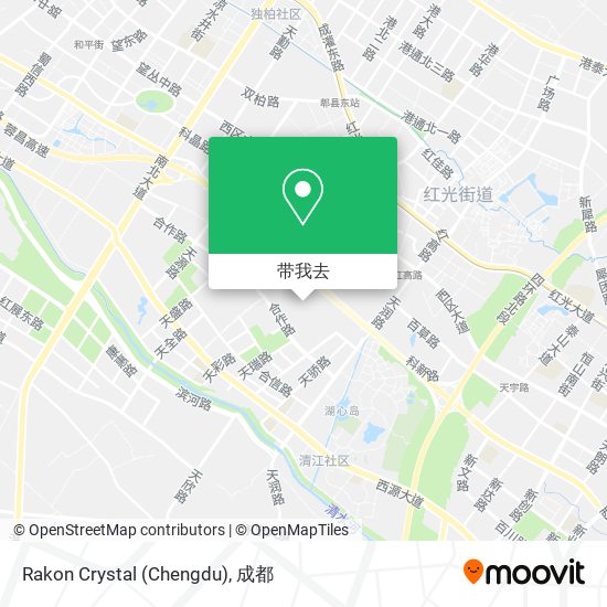 Rakon Crystal (Chengdu)地图