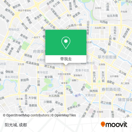 阳光城地图