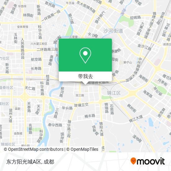 东方阳光城A区地图