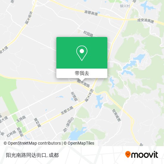 阳光南路同达街口地图