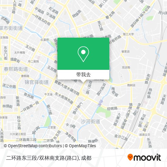 二环路东三段/双林南支路(路口)地图