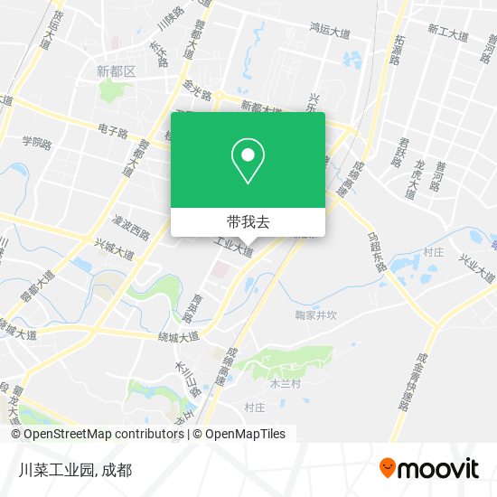 川菜工业园地图