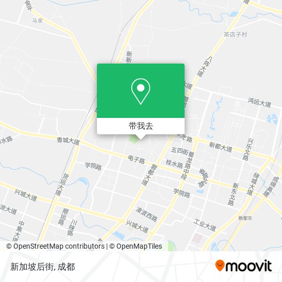 新加坡后街地图