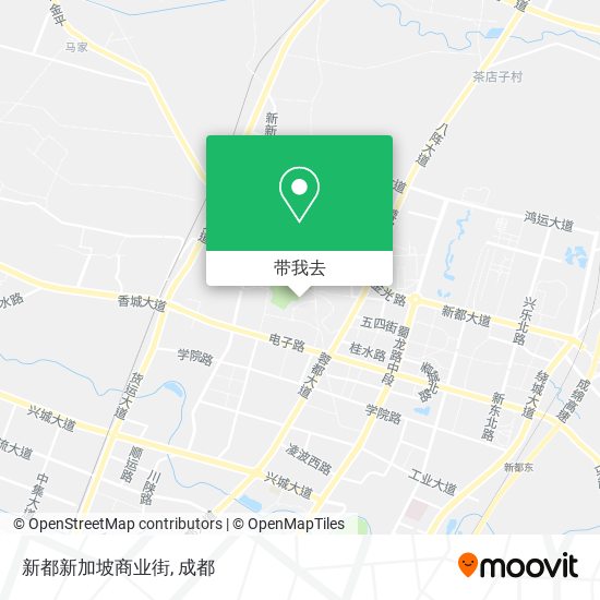 新都新加坡商业街地图