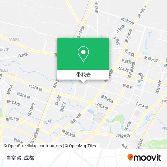 自富路地图