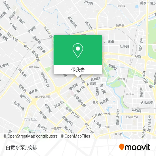 自贡水泵地图